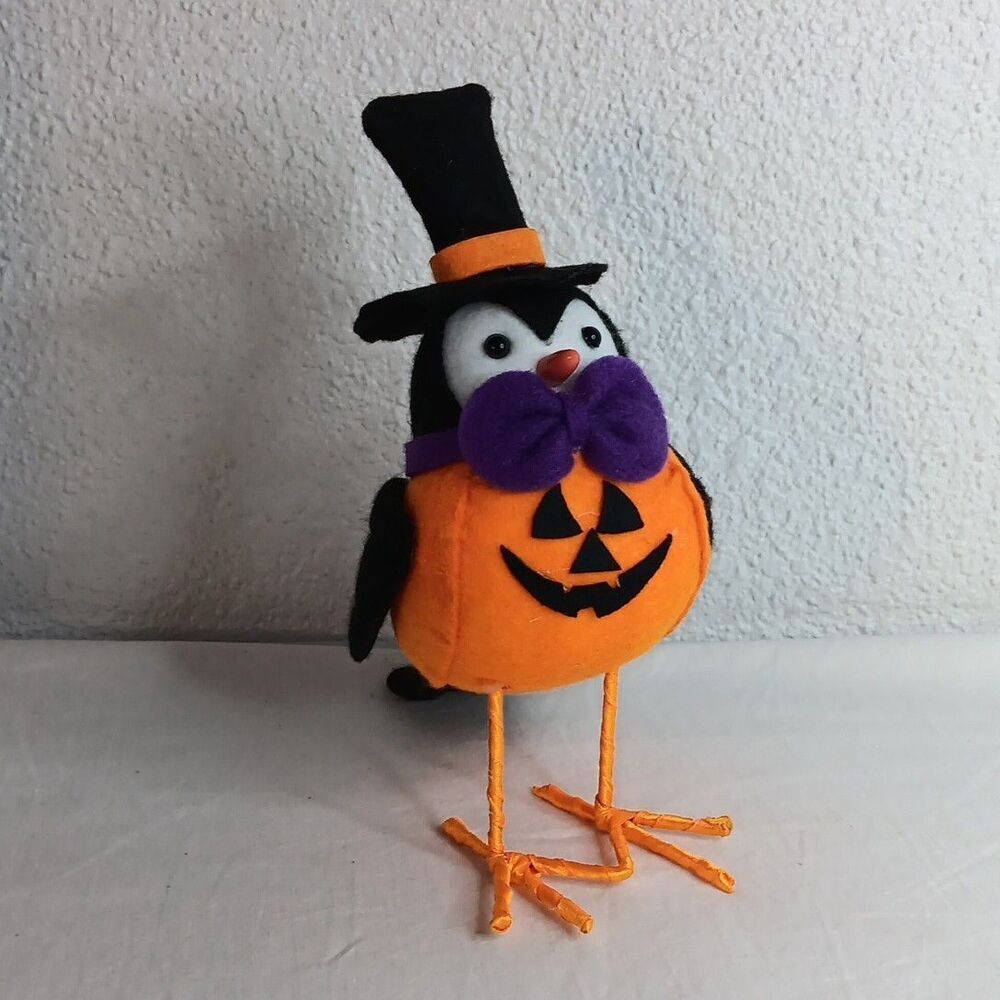 Halloween Tabletop Decor Featherly Friends Birds Pumpkin Walgreens